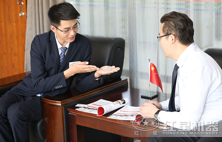 合作共贏，來廠客戶物料展示